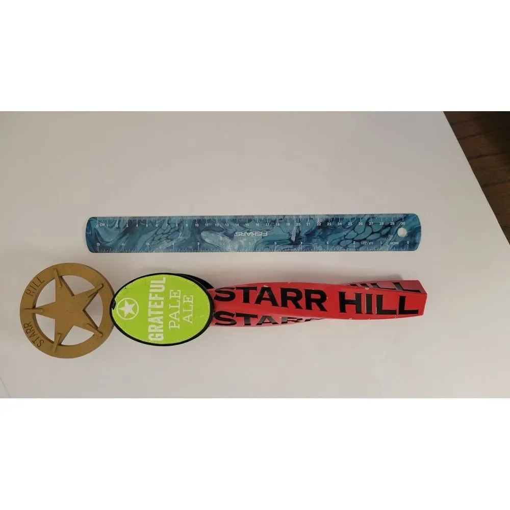 Starr‎ Hill Brewery Brewing Company Grateful Pale Ale Beer Tap Handle 14